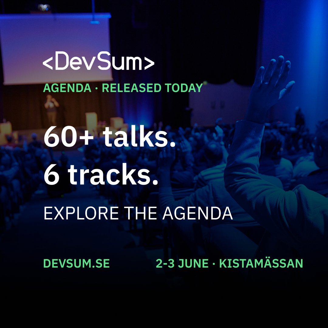 DevSum tweet media