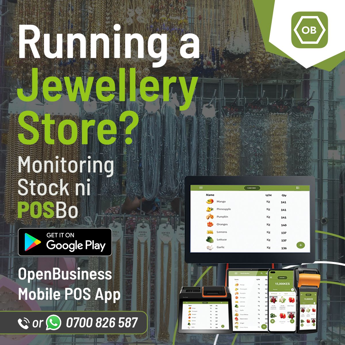 OpenBusiness Mobile POS app tweet media