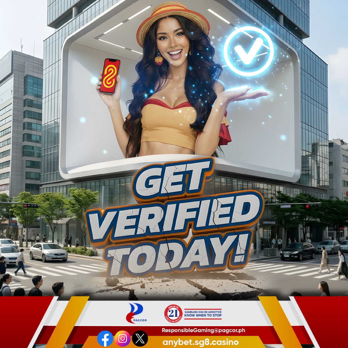 AnybetOfficial's tweet image. Verified na ba account mo? ✅
Complete your verification process for a smoother and more secure experience today. 😉

Like, Follow &amp;amp; Share para updated ka sa mga latest ganap! 🤗

#AccountVerified #SecureAccess #EasyProcess #StayUpdated #DigitalSafety