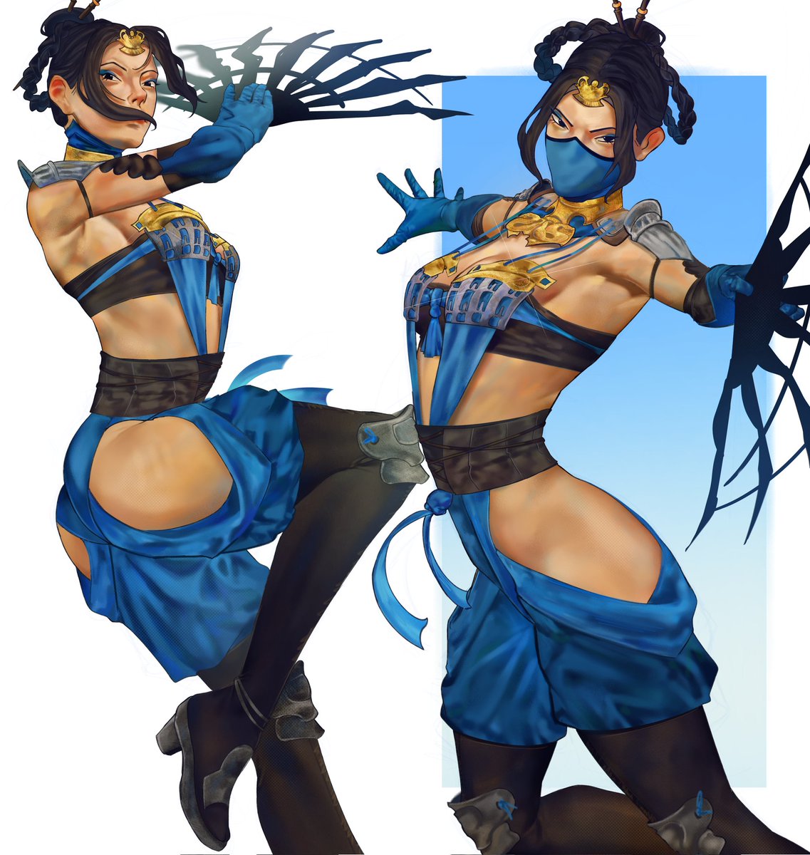 Kitana mkX 
#MortalKombat
#Kitana