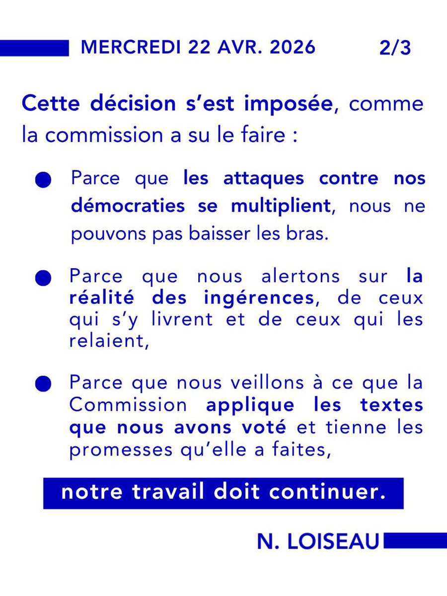 Nathalie Loiseau tweet media