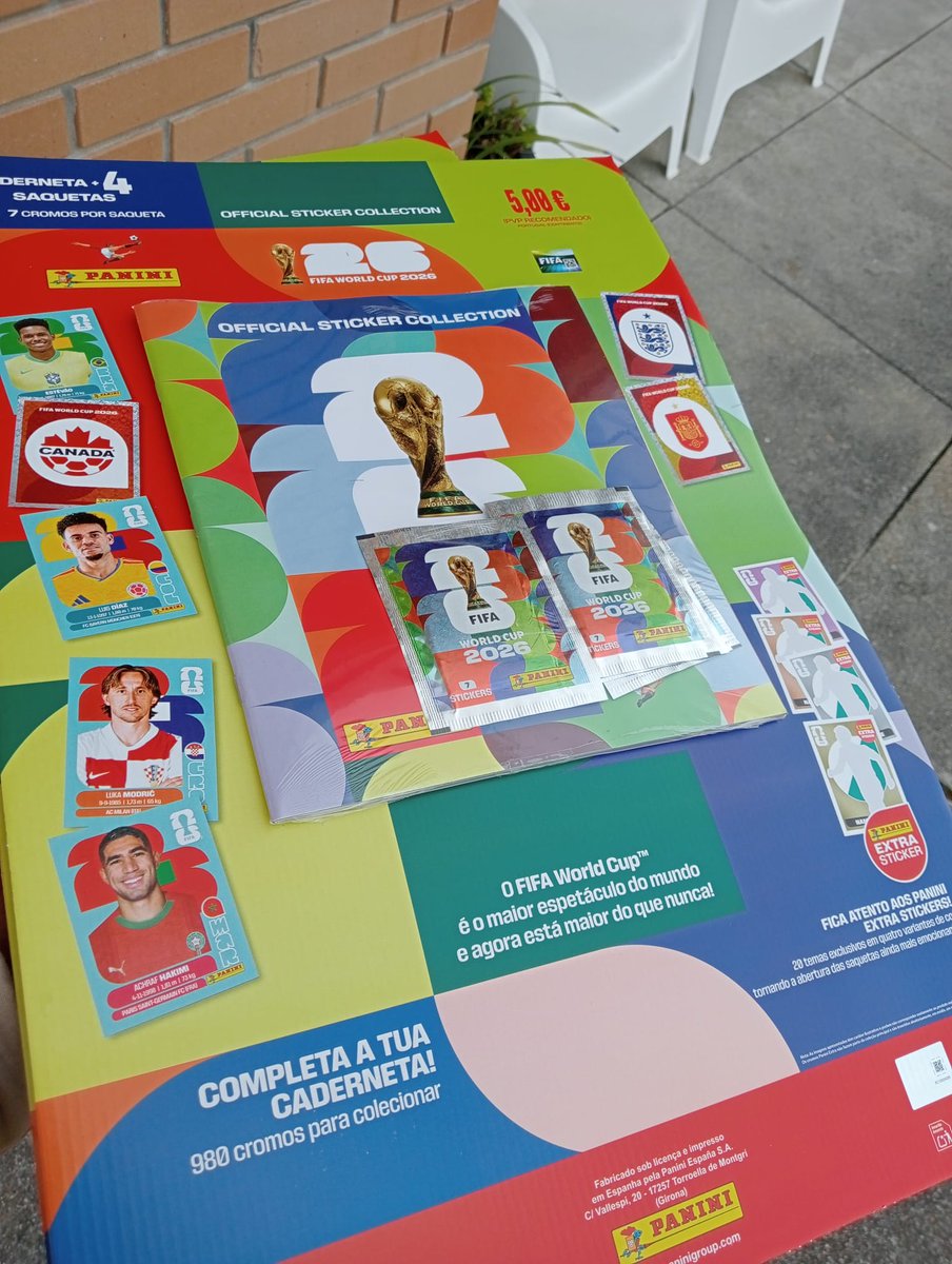 hferreira83's tweet image. Fresquinha, pela manhã! 🥳🤩

@paniniportugal @panini_espana @fifaworldcup_pt 

#Panini #PaniniWorldCupCollection