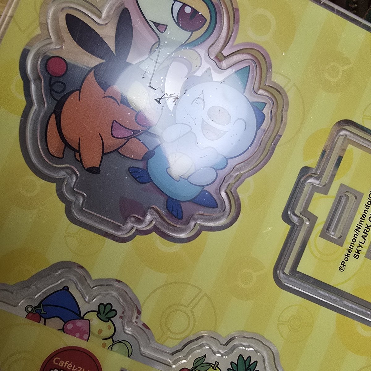 bwigto1020's tweet photo. ポケモン ガスト ゆらゆらア���リルスタンド 郵送交換
譲: ツタージャ・ポカブ・ミジュマル・ハリマロン・フォッコ・ケロマツ

求:フシギダネ・ヒトカゲ・ゼニガメ・チコリータ・ヒノアラシ・ワニノコ

���身を確認するために開封したのみですが光の当てると細かい傷(初期傷)が見られます。
ツイフィ必読 https://t.co/DgLax7iPKo