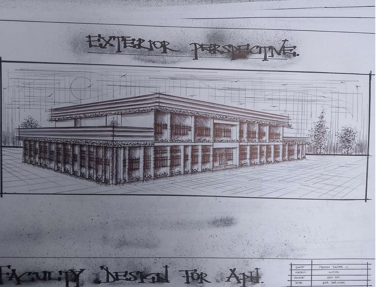 Arch_Dokun77's tweet image. Cross hatching remains the best method😎🔥
#Architecture #ArchitecturePorn #Design