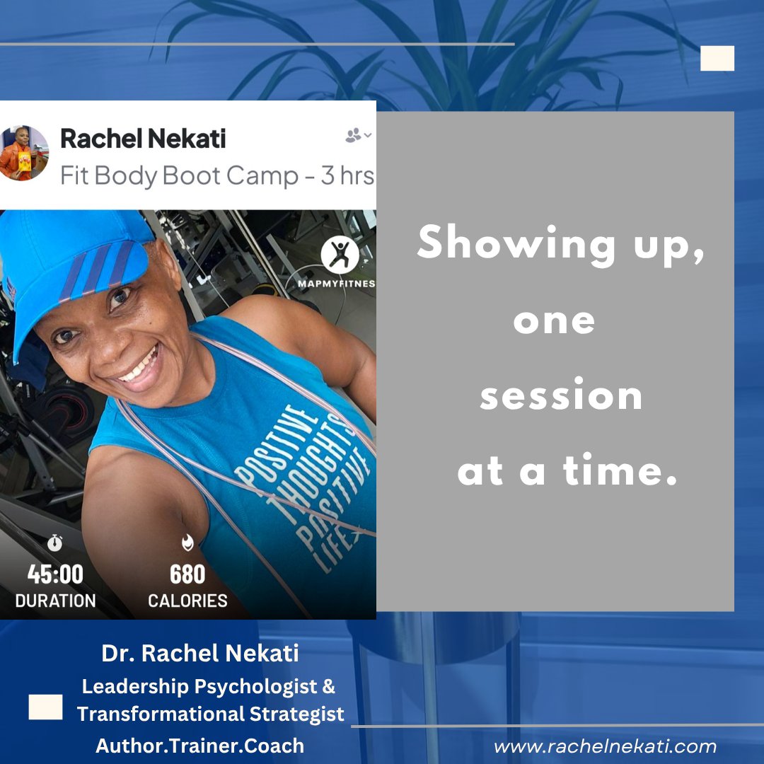 NekatiRachel's tweet image. Progress doesn’t demand perfection, it responds to consistency. Every session you complete is a vote for the stronger, healthier version of you. Keep showing up. It all counts.

#CoachRNFitnessLifestyle...14/30 #JustEatLifestyle 
#CAL 
#SelfLeadership