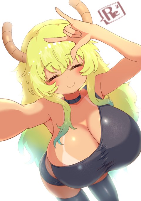 ワンショルダー日焼けルコアさん ささやかな差分 皆様ひとりひとりに 感謝を込めて With all my heart, I thank each and every one of you for watching over my world.