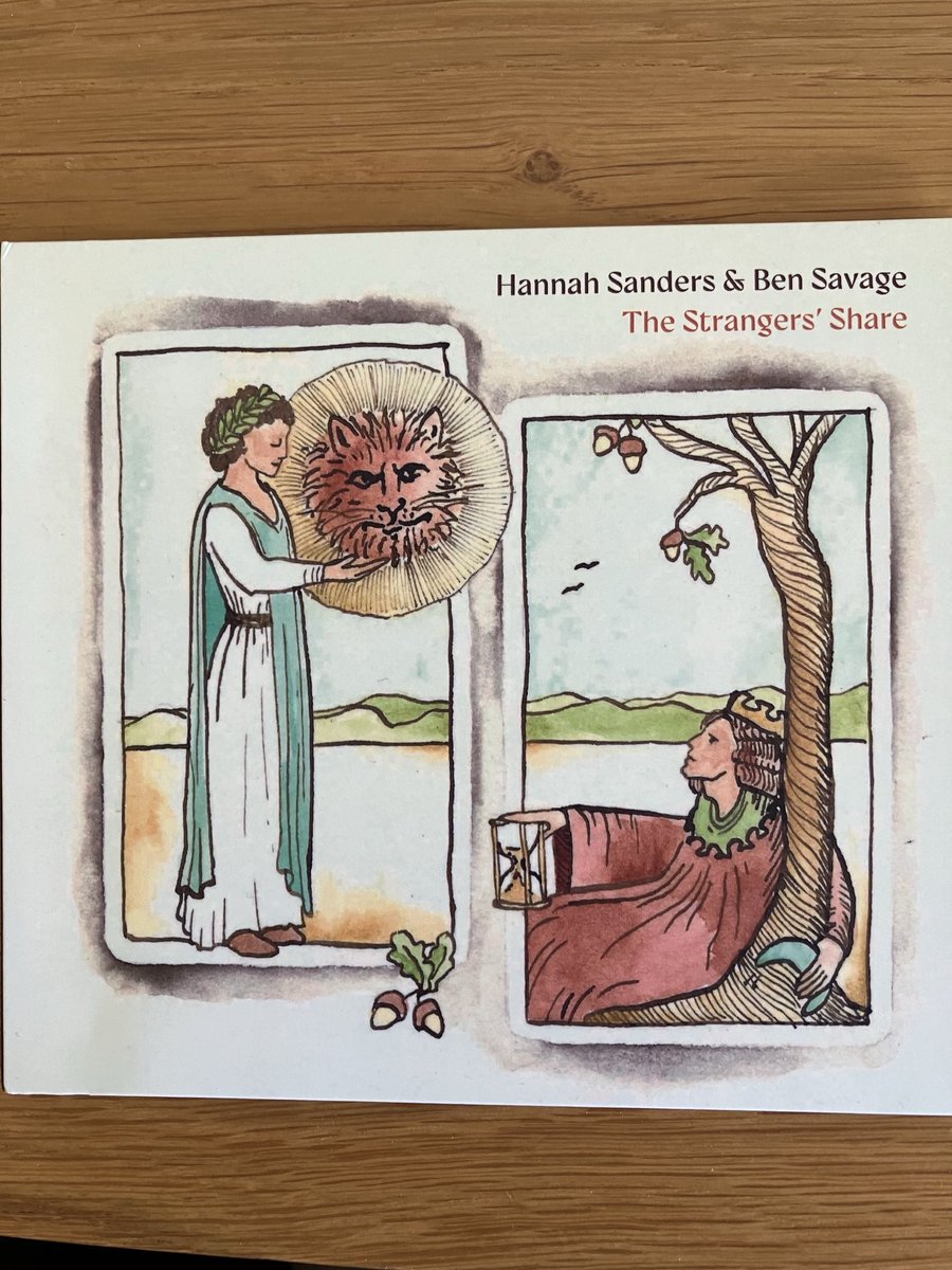 FolkShire's tweet photo. ‘The Strangers’ Share’ is the new album from Hannah Sanders &amp; Ben Savage.

We will be playing the track Morning Stands on Tiptoe on the Shire Folk Showcase on ⁦@KennetRadio⁩ on 29 April, 9-11pm https://t.co/Q0PRAGSsrP