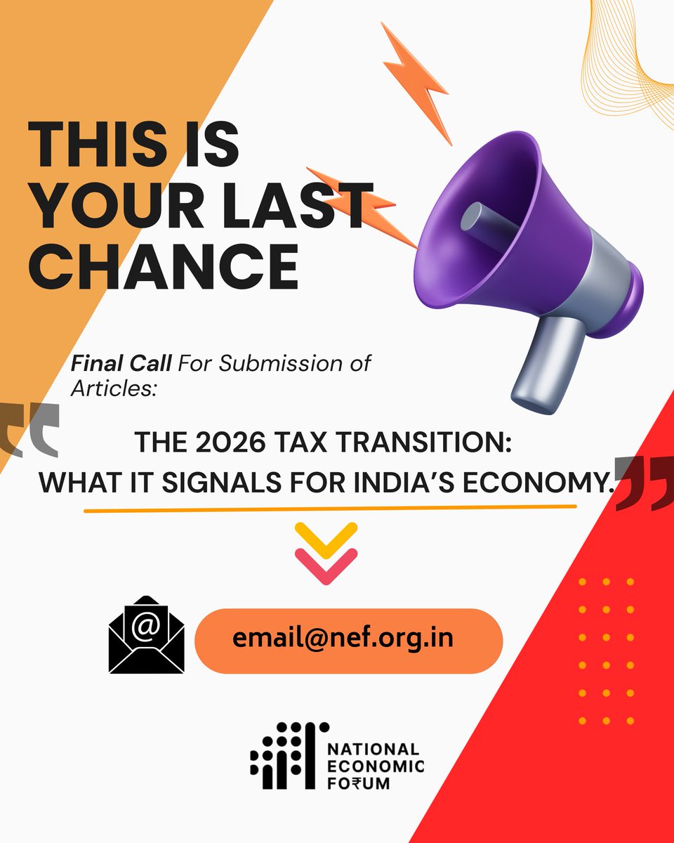 NEFIndia's tweet photo. Reminder: Today is the last date to submit your articles for our Monthly Newsletter : #NEFBrew. 
Please submit your work to email@nef.org.in https://t.co/mY4niz0Zbl