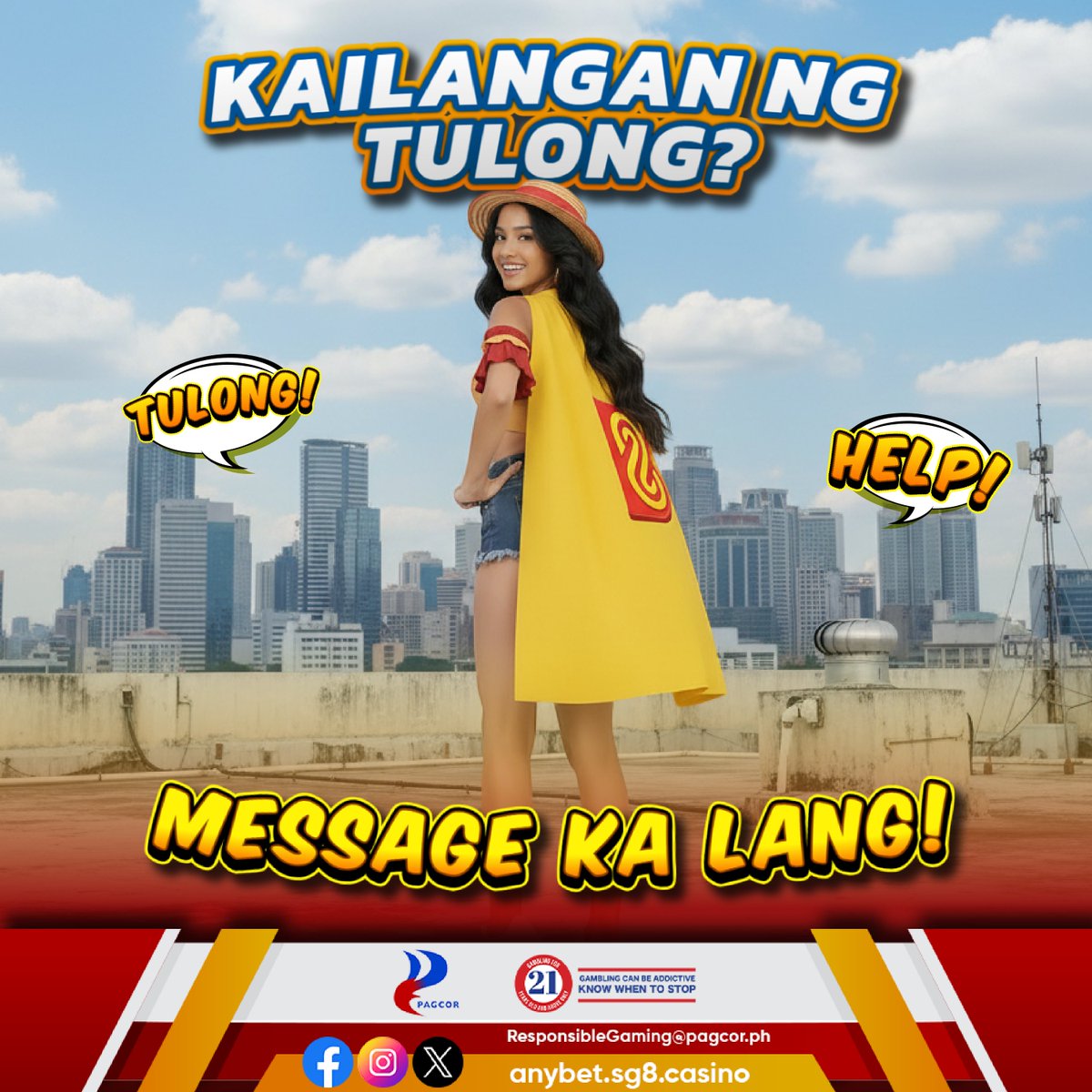 AnybetOfficial's tweet image. Questions? Concerns? We got you. 💛
Message ka lang, anytime! 😉

Like, Follow &amp;amp; Share para updated ka sa mga latest ganap! 🤗

#customerservice #SupportReady #DailySupport #onlinehelp