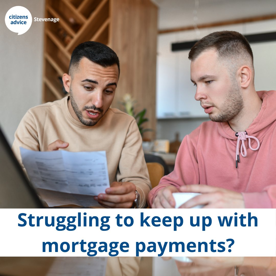 StevenageCAB's tweet image. Falling behind on mortgage payments? 🏠

➡️ You may need to work out a way to repay what you owe.
 
We’re here to help:
📞 0800 144 8848
🌐 castevenage.org.uk
 
#MortgageAdvice #Stevenage #FinancialSupport