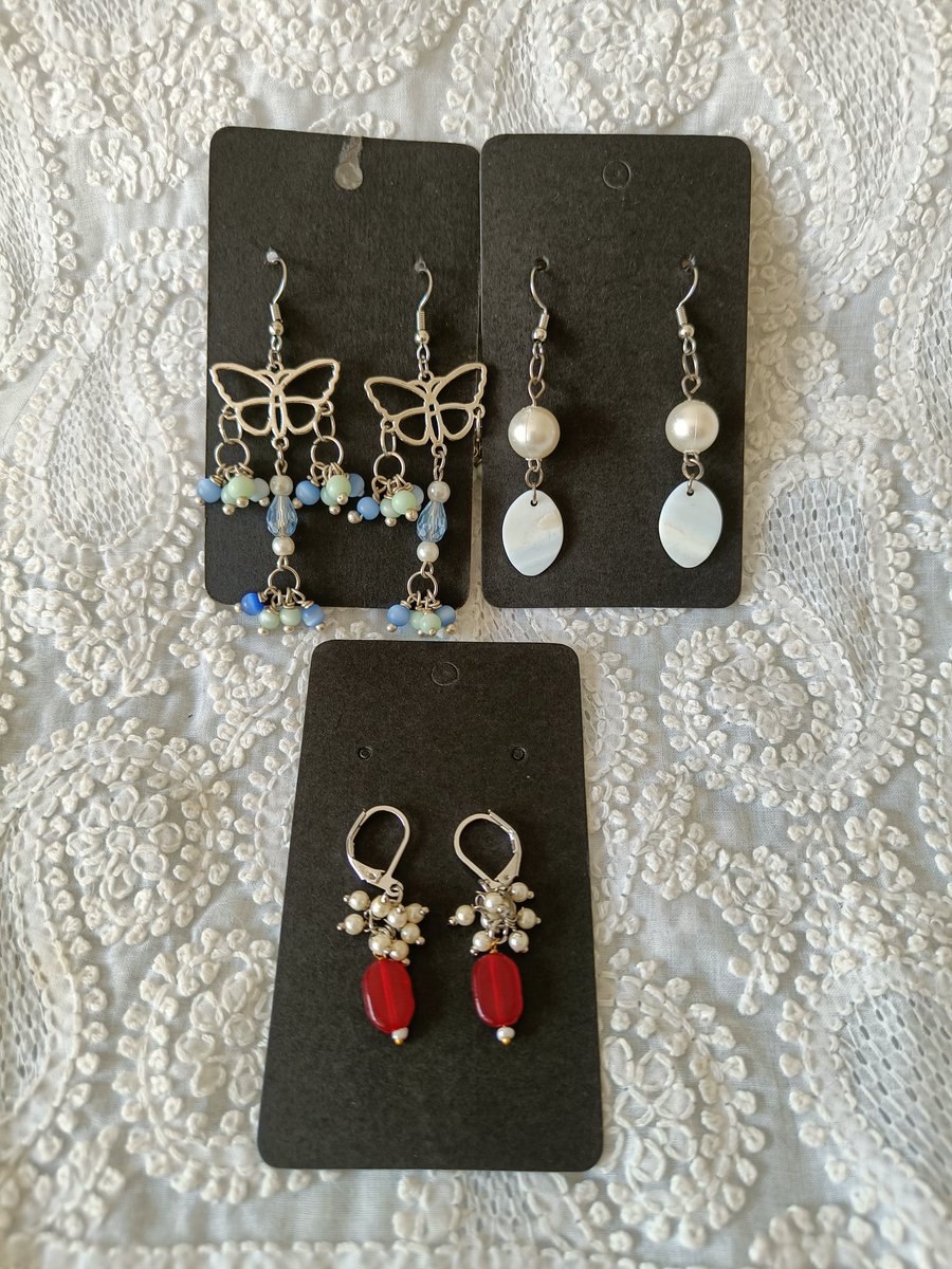 tikulli's tweet image. Little pops of colour. All at discounted prices. Combo deals are the best. DM for details. Support handmade. #HandmadeWithLove #jewellery #earringaddict #giftforher #fashiontrends