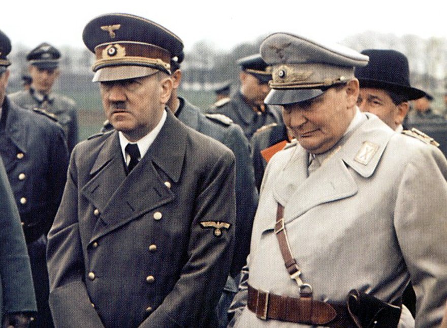 WWIIpix's tweet image. This day in 1945, Hermann Göring sent the so-called Göring Telegram, a message asking for permission to assume leadership of the Third Reich. 

Interpreting the telegram as an act of treason, Hitler relieved Göring of his official titles and ordered his arrest. #WW2