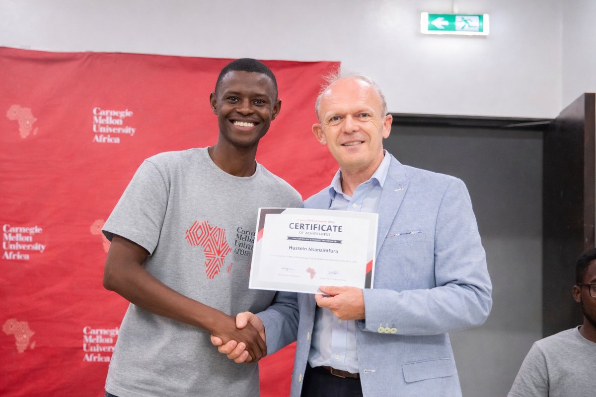 HusseinNsanz's tweet image. Proud to complete the @cmu_africa Bridge Program (Spring 2026)! 
6 weeks of hands-on learning in ML, IoT &amp;amp; embedded systems. Built an AI-powered traffic system with Arduino Nano 33 BLE to improve urban mobility.

🔗 GitHub: github.com/husseinnsanzi/…

#CMUAfrica #AI #IoT #Smart