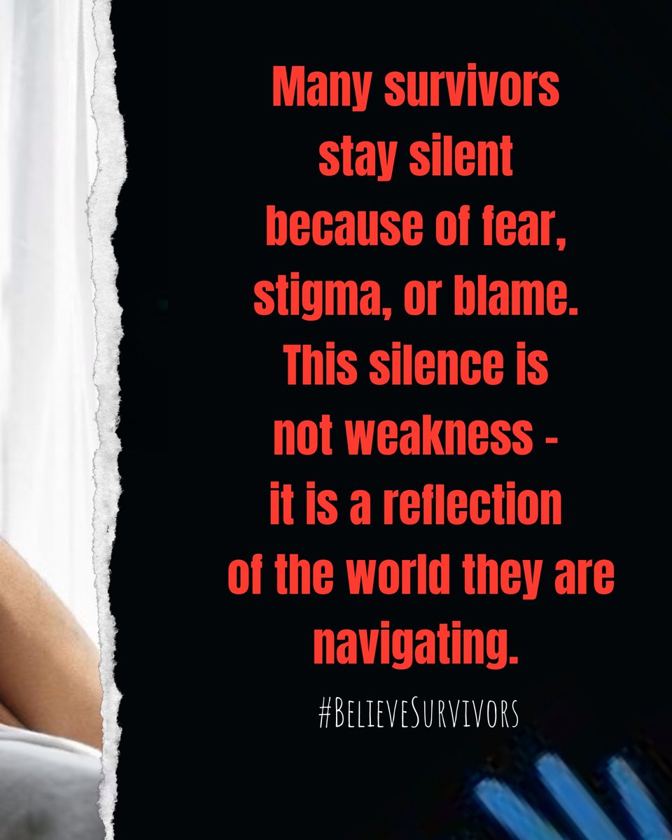 OfHope33756's tweet image. Many survivors stay silent because of fear, stigma, or blame. That silence isn’t weakness - it reflects the world they’re navigating.

listen more. Judge less. Believe survivors.

#SAAM #ConsentMatters #BelieveSurvivors #UntilEveryGirlIsSafeEqualAndFree