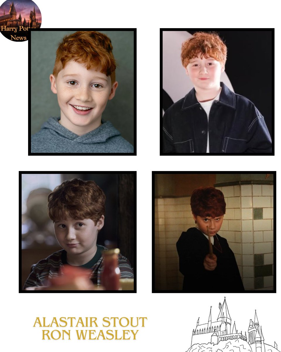 HPNews_Germany's tweet image. ⚡ Actor of the Day
👉 Today: Alastair Stout

Alastair Stout is a British actor and will play Ron Weasley in the upcoming HBO #HarryPotter series! 

Unlike Dominic (Harry) and Arabella (Hermione), Alastair had virtually no filming-experience prior to his casting, apart from a