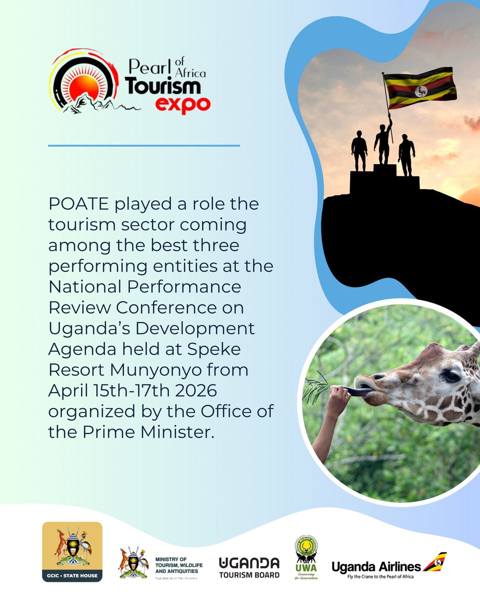 NachapKeziaCin's tweet image. @TourismBoardUg
@MTWAUganda
@ugwildlife
@UTAUganda
@UG_Airlines 
This is a sign that the pearl of Africa is rising stronger than ever