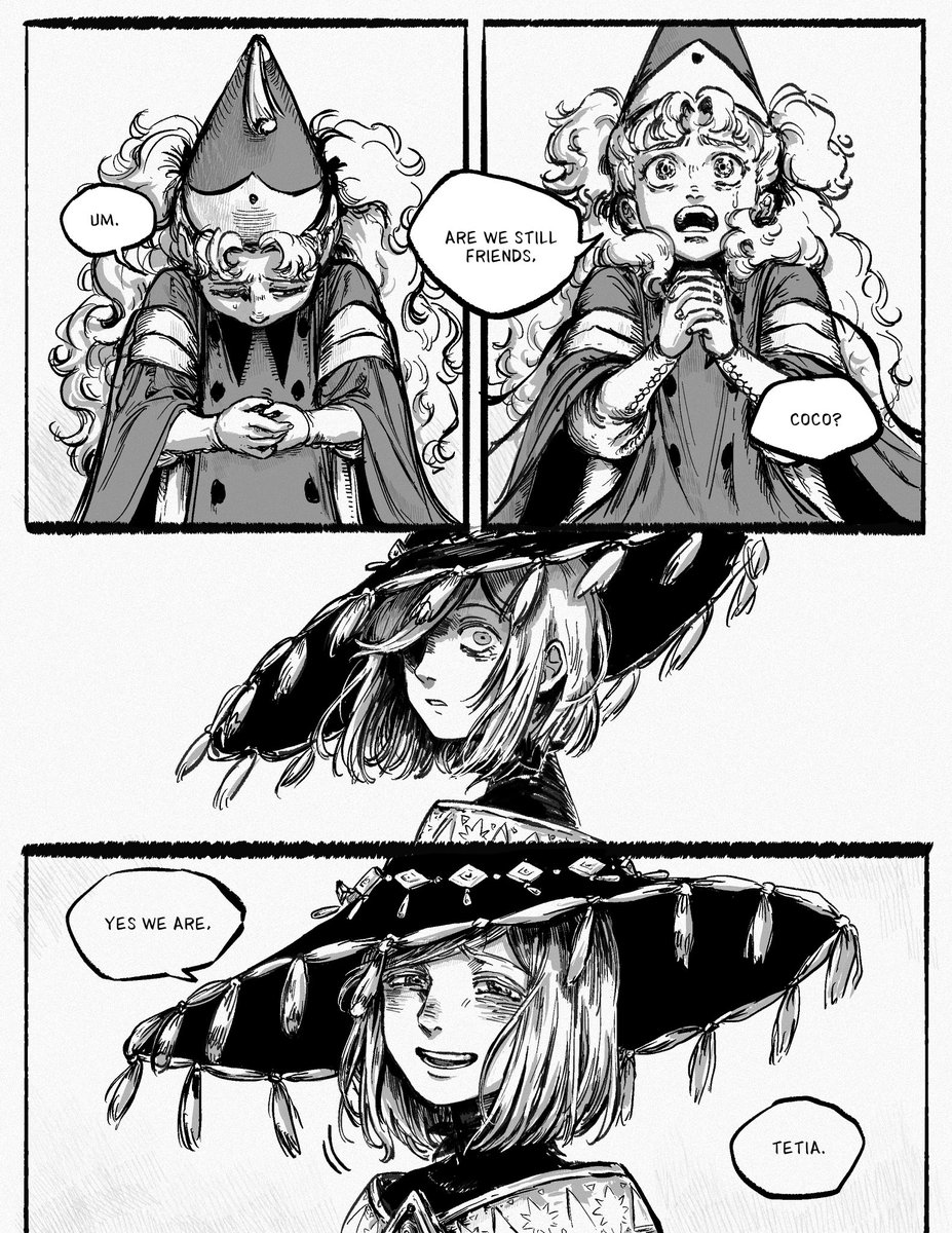 It doesn’t mean you’ll be a stranger 

#MyWitchHatAtelierArt #witchhatatelier #Δ帽子