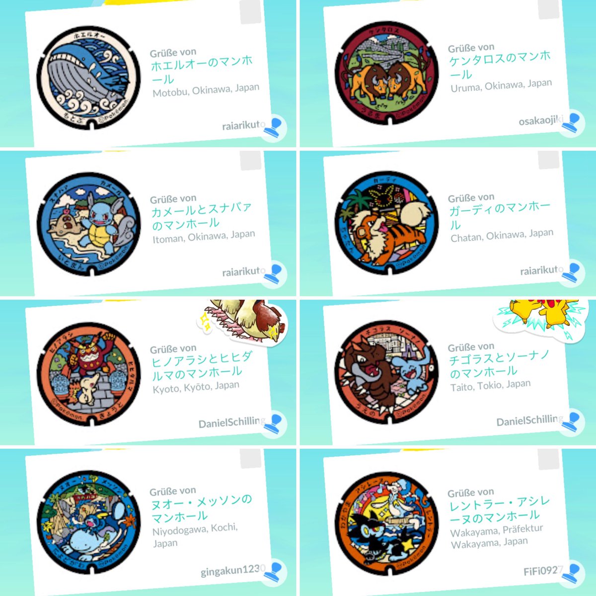 KathaBlueSky's tweet image. Moin Moin ⚓️

🫶🏻🤗🫶🏻🤗🫶🏻🤗🫶🏻🤗🫶🏻🤗🫶🏻

Last Day’s … thank you soooo much #PokemonGOfriends for the PokeLid-Stamps and beautiful Gifts ! I‘am always very happy about that !!!  😍 #PokemonGO
