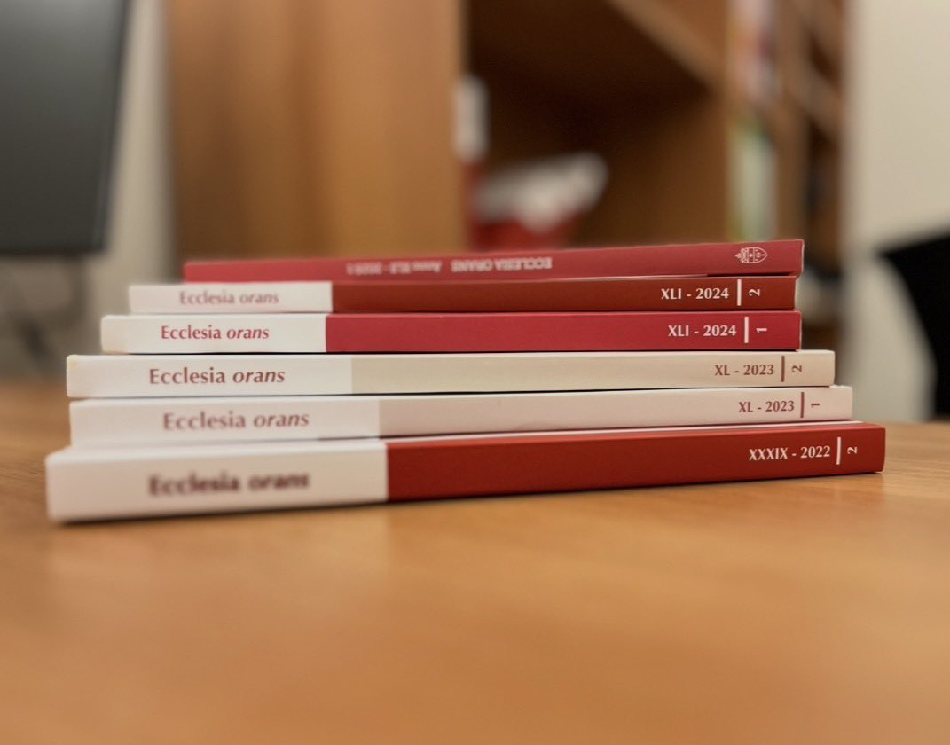 Sul nostro sito web potete trovare il catalogo completo della nostra rivista EO dal 1984 al 2026. È possibile acquistare i singoli numeri oppure la collezione completa. ecclesiaorans.com/issues/