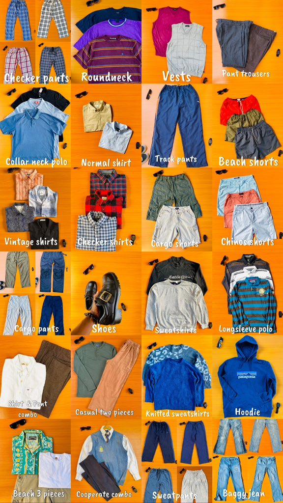 alabitweets's tweet photo. I’m Alabi, a fashion creator and a thrift curator. 

 I offer thrift clothing personal shopping services for men. Price in Frame 1 https://t.co/AKU7waCxjv

Next market dayyyy coming soon! Please help rt 🙏🏻 https://t.co/qWkgvWFbjz
