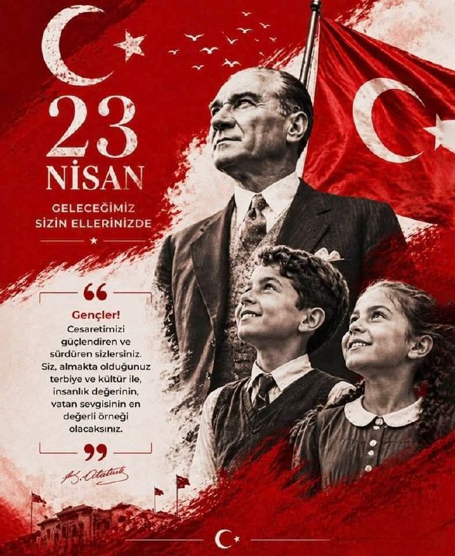 CatliZeki's tweet photo. 23 Nisan Ulusal Egemenlik ve Çocuk Bayramımız kutlu olsun! 🇹🇷 https://t.co/yxNK94xDzk