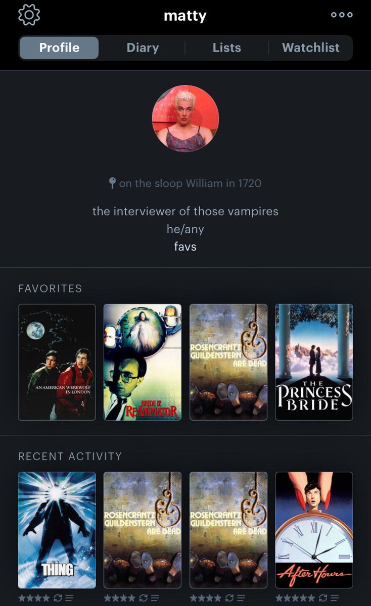 me + my letterboxd #normalguy