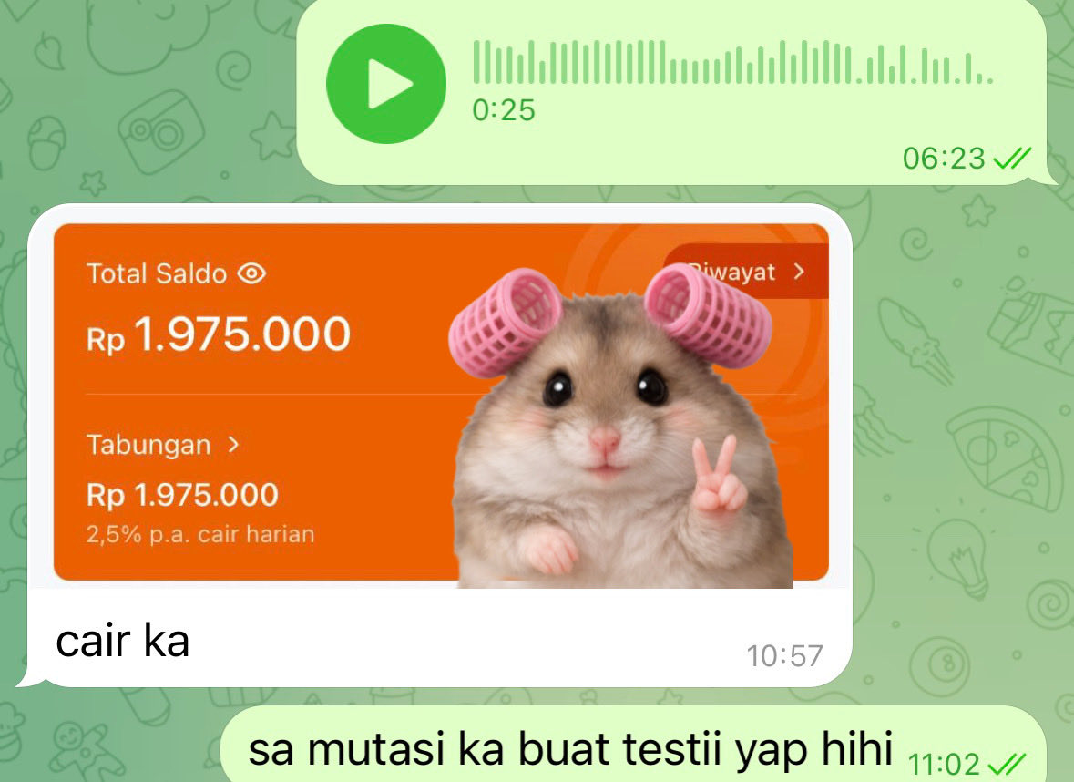 miu~ mention after dm tweet media