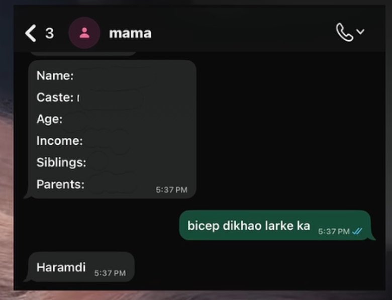 Maine to bas apne haqq ki baat ki thi