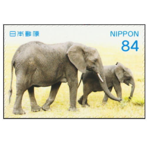 kitte_museum's tweet photo. 今日4月28日は1729年(享保14年)のこの日、ベトナムから献上品として初めて象が天皇に披露されたことから「象の日」だそうです。
紹介する切手は「動物シリーズ第3集年発行)から「ゾウ」で、ベトナムから長崎に到着した象は2カ月間をかけて将軍のいる江戸まで歩いていったそうです。 https://t.co/p1A53JrvtD