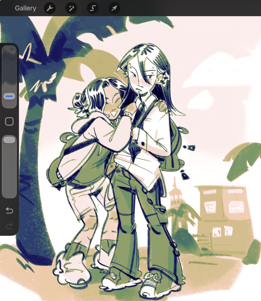 I wanted to draw my tomodachi beefleaf…