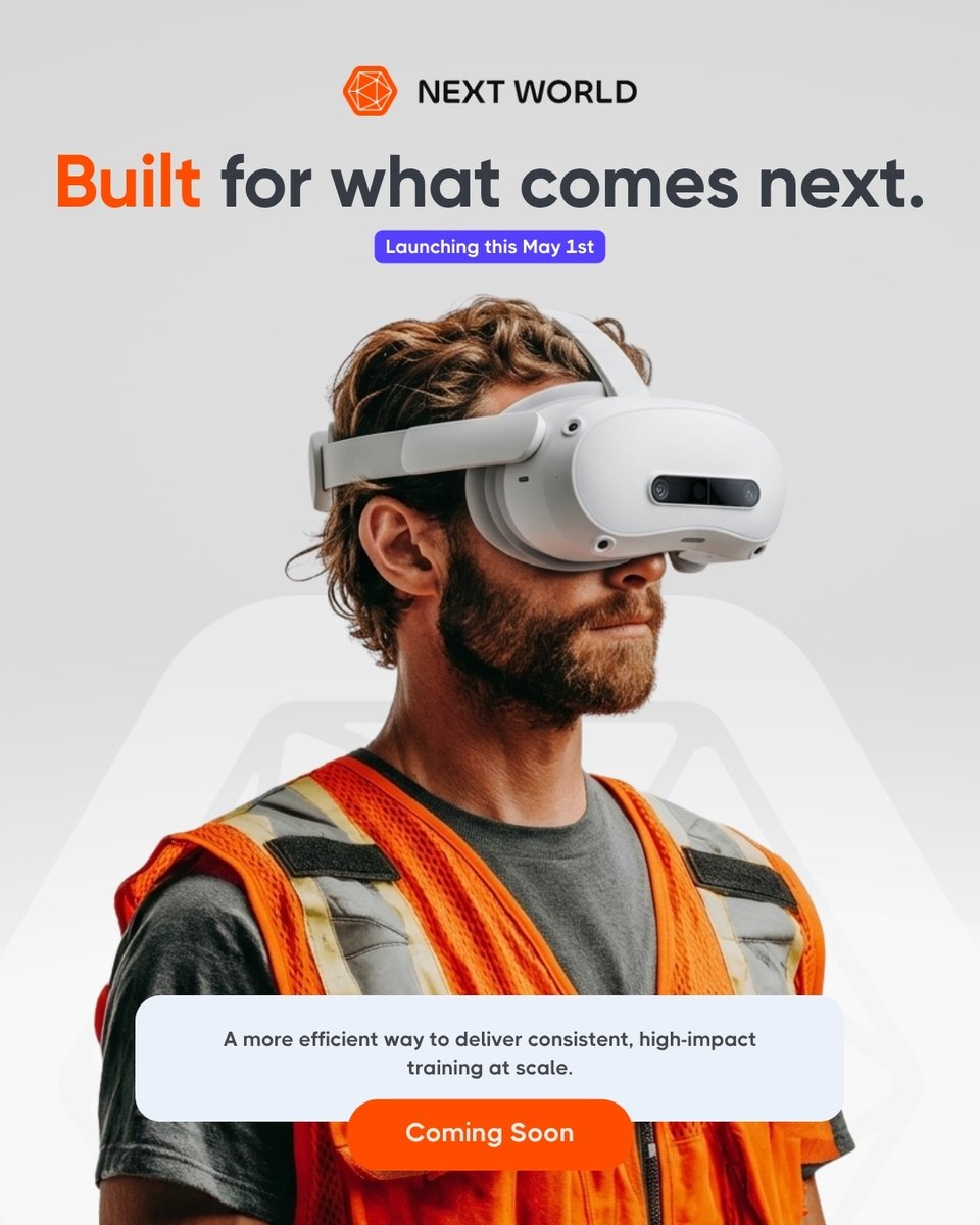 NextWorld_VR's tweet image. What if scaling training didn’t mean losing consistency?

We’re building something that changes that, making impact more efficient at every level.

Coming soon.

#VRInnovation #ImmersiveTech #FutureOfTraining #NextWorld #WorkplaceLearnin