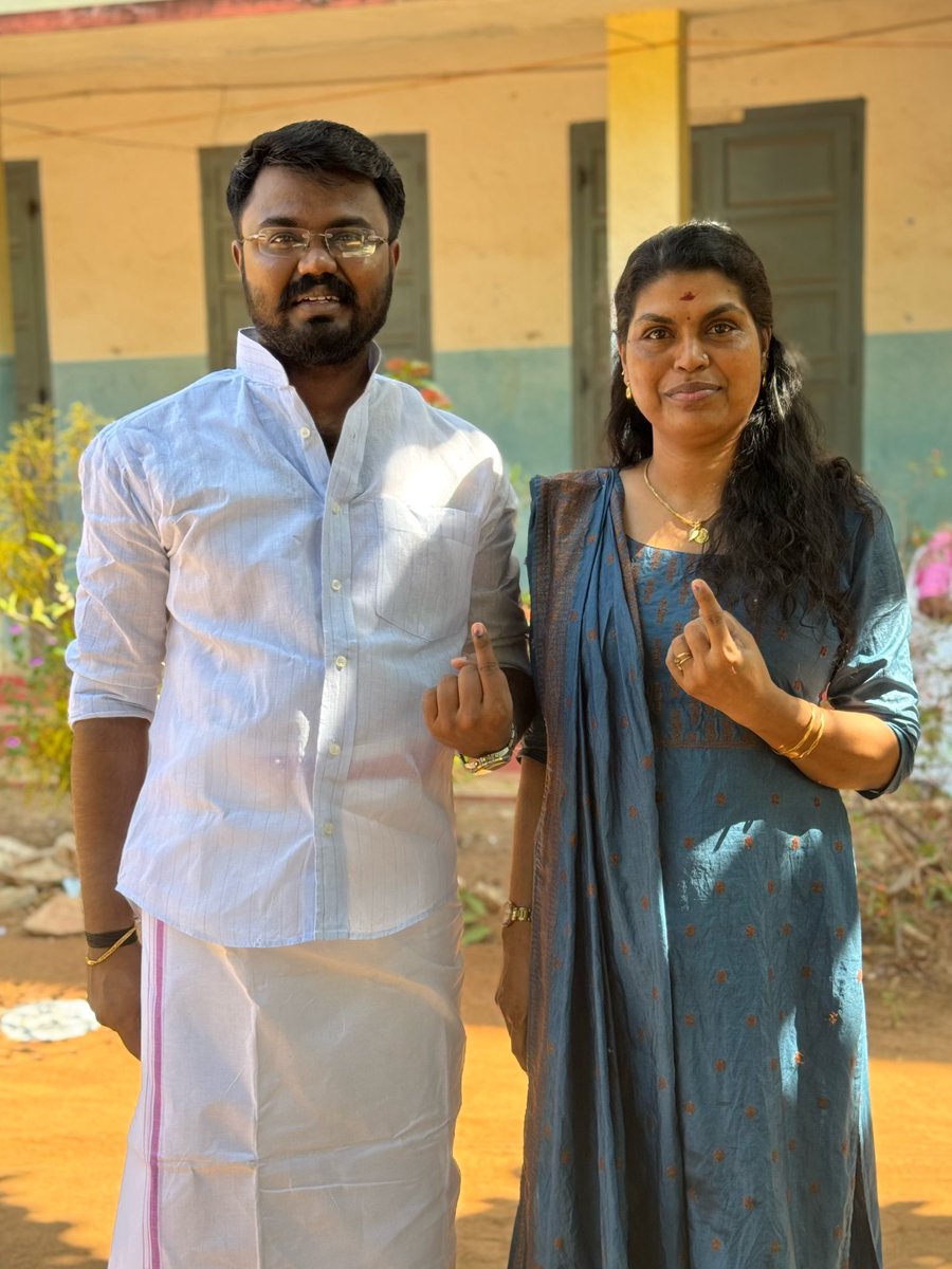 JBAbijith's tweet photo. “Participated in shaping our future—proud to have voted.” https://t.co/ikNvjmTfjl