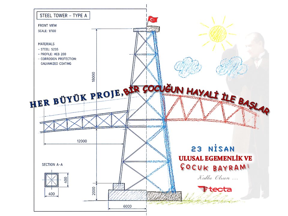 TectaProje's tweet photo. 23 Nisan Ulusal Egemenlik ve Çocuk Bayramınız kutlu olsun...
.
.
.
#23Nisan, #23Nisan1920, #Atatürk, #tecta https://t.co/1DztJYCmgH