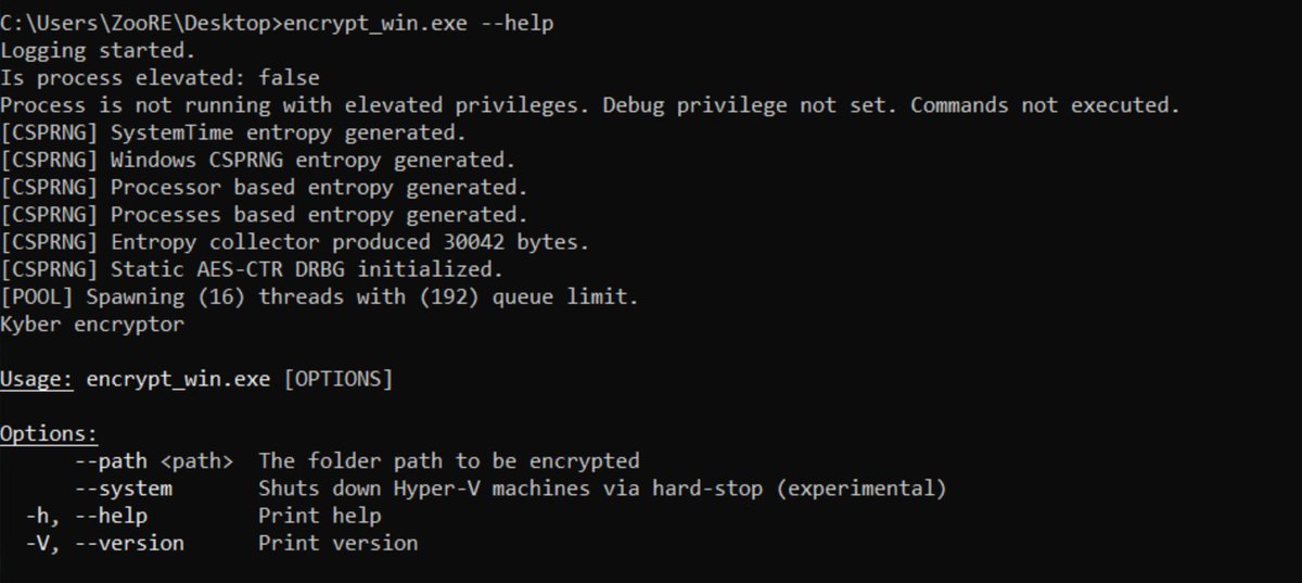 the_yellow_fall's tweet image. Rapid7 uncovers Kyber, a dual-platform ransomware targeting VMware ESXi and Windows. Learn how it causes operational blackouts and bypasses recovery.

#KyberRansomware #VMware #CyberSecurity #InfoSec #Ransomware #Virtualization #WindowsSecurity
securityonline.info/kyber-ransomwa…