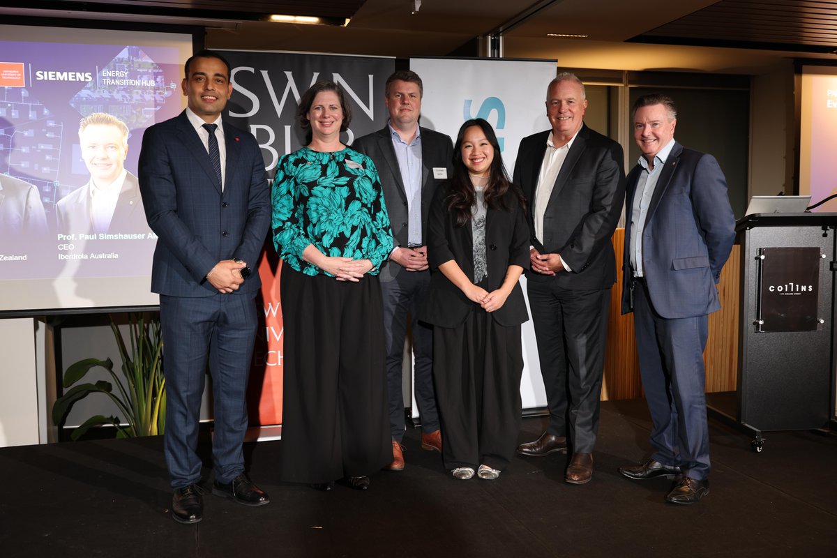 Siemens_Aus's tweet photo. Building a resilient #energysystem in Australia means moving beyond silos 🤝 The Evolving Energy Transition event with @Swinburne emphasised partnerships across all sectors.
Key takeaways: #Collaboration, community impact, & investment in education/research. #energytransition https://t.co/iGesynlFPO