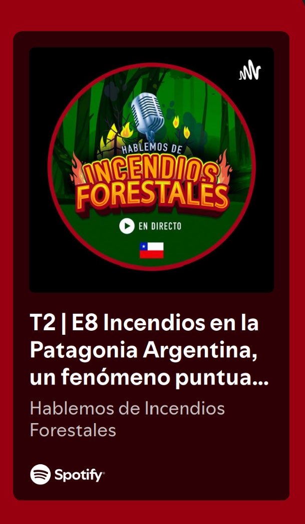 Hablemos de Incendios Forestales tweet media