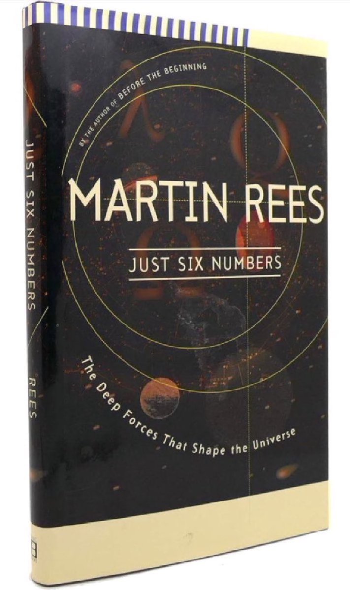 KirkDBorne's tweet image. “Just Six Numbers: The Deep Forces that Shape the Universe”, by Martin Rees

Get the book at amzn.to/3WlpY3M
—————
#Astrophysics #Physics #Cosmology #Astronomy