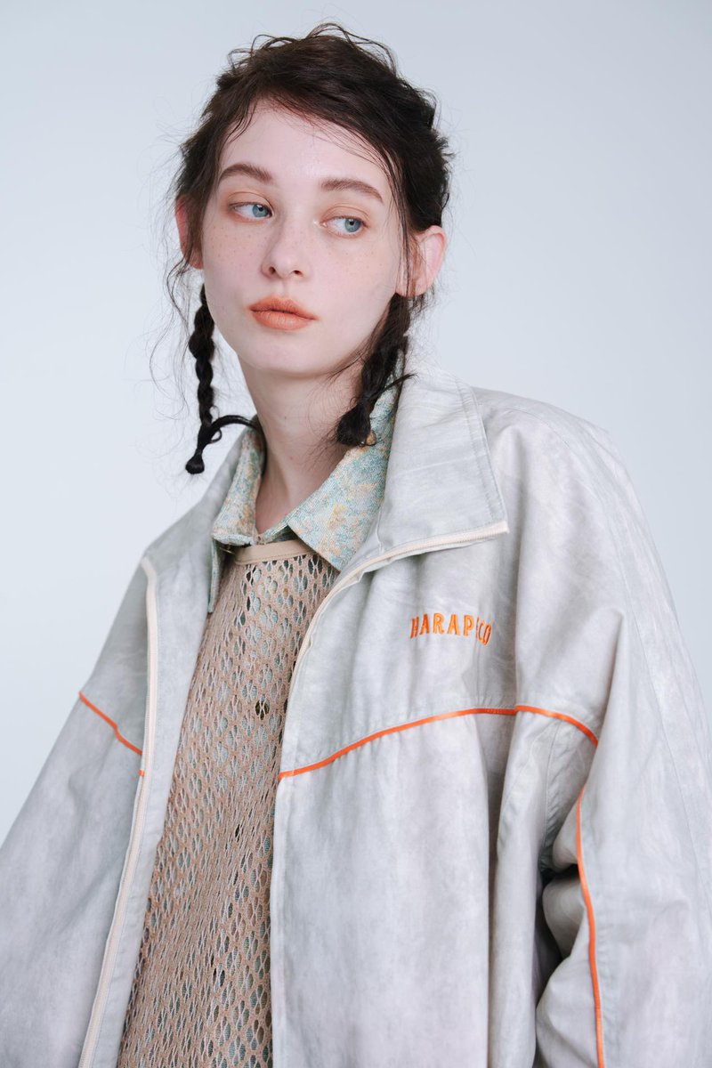 Blurred Dye Print Blouson ☑にじみを表現したプリントデザイン