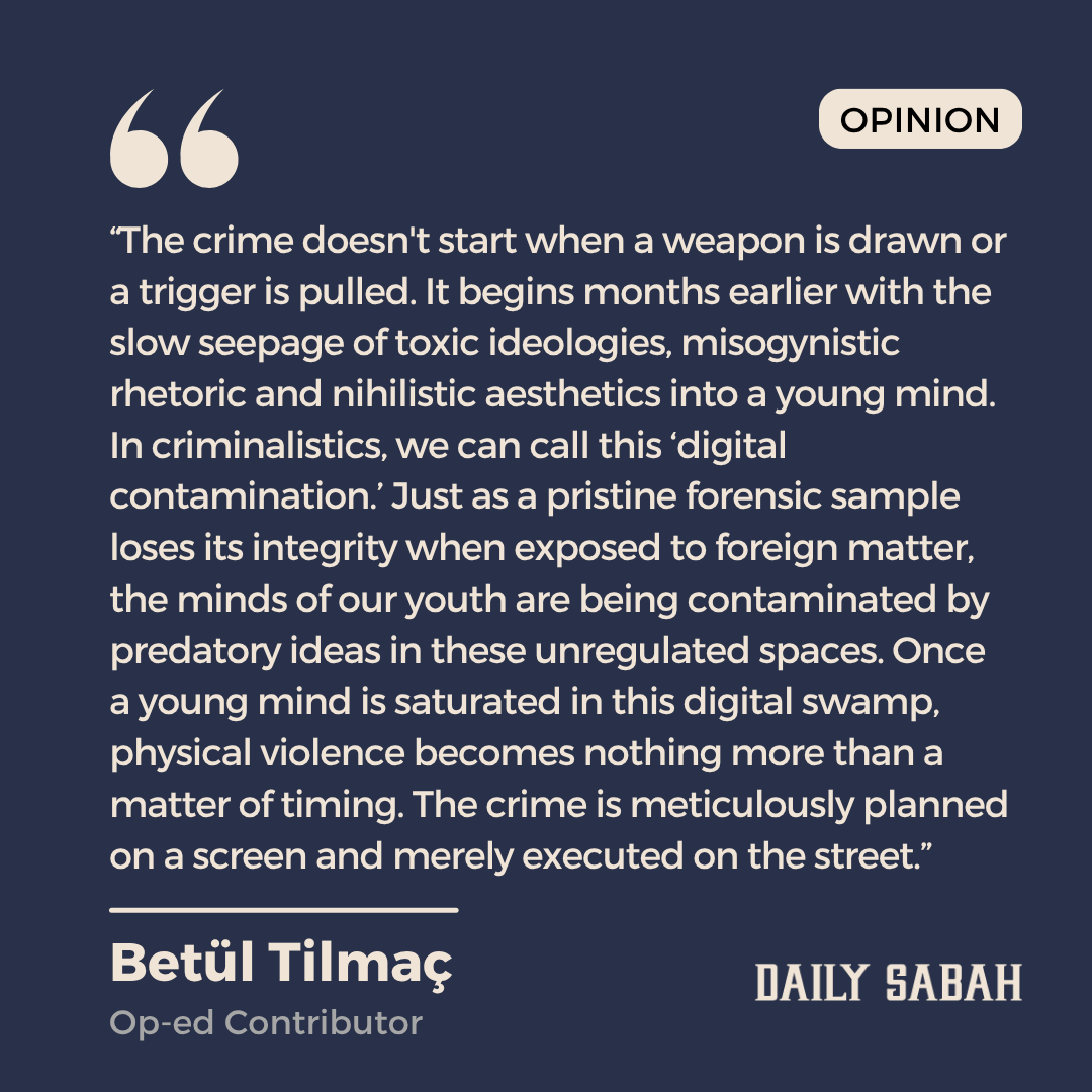 DailySabah's tweet photo. Digital arsonists: Why your news feed is new crime scene - by Betül Tilmaç | DS Opinion
https://t.co/9pjYDmJsnK https://t.co/Vka99UtRVu