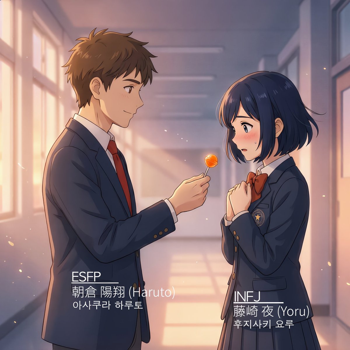 PersoundaMusic's tweet image. 星見高校に、
あなたのMBTIはいましたか？
INFJ、ENFP、ISTP、ISFJ、INFP、ESFP、ESTP——
それぞれの物語がある。

そして次に現れるのは、あなた？

夜の物語を動かす、
“あの人”が来る。

#MBTI #夜と月 #INFJ #星見高校物語