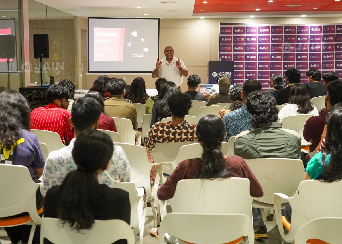 jain_kochi's tweet image. The Innovation Unleashed orientation session, led by Dr. Monoo John &amp;amp; Ms. Bindhu Menon, gave students a clear direction on how to shape their ideas into meaningful, pitch-ready concepts.

#InnovationUnleashed #DesignThinking #StartupJourney #PitchingSkills #StudentEntrepreneurs