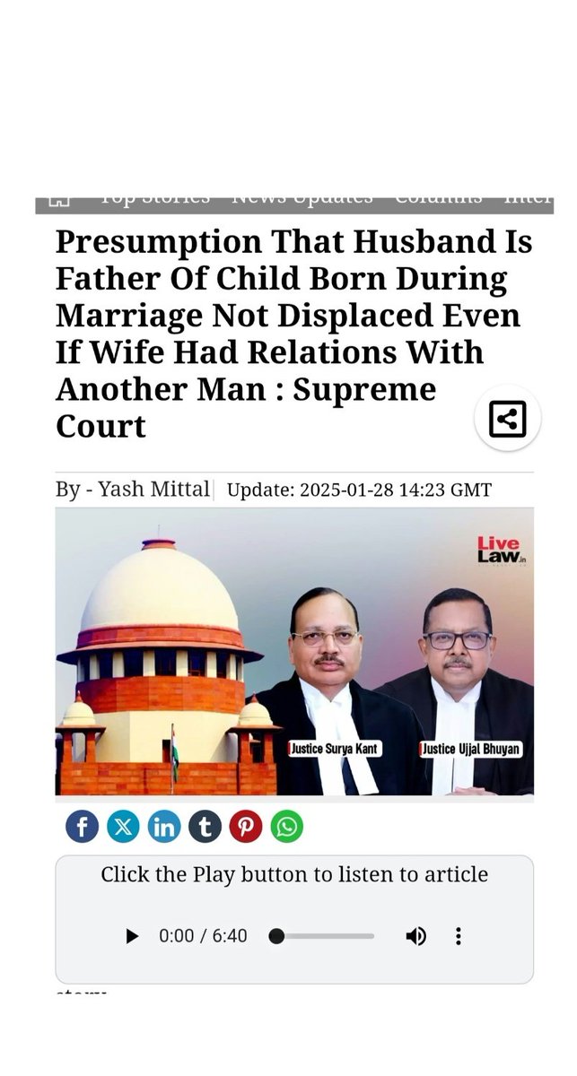 Honorary Husband(Retd) 498A, DV, 125 CrPC - SIFF tweet media
