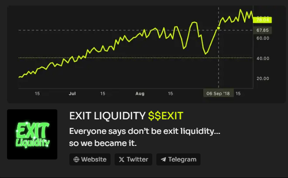 EXIT LIQUIDITY (@ExitLiquidityUS) / Posts / X