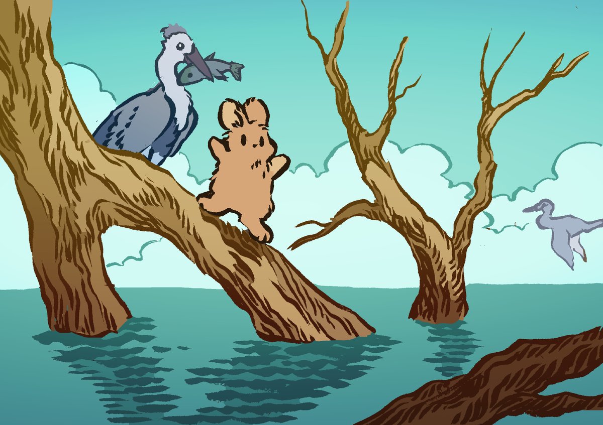 Daily bunny no.3297 once caught a fish this big!