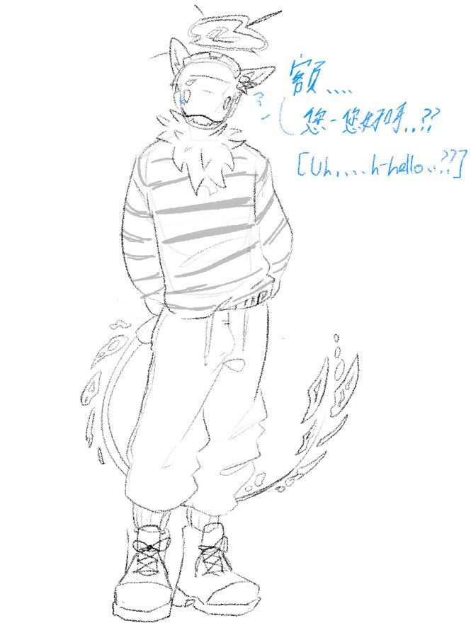 Finally got motivation to draw  (a slightest little bit) and drew my roblos avatar, har har