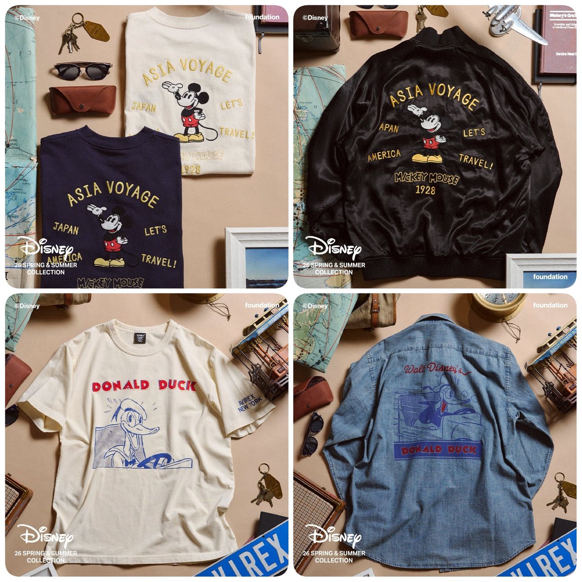 tdr_415's tweet image. ━━━━━━━━━━━━
#AVIREX
「Disney Collaboration」
✎𓂃4月25日　販売開始

AVIREXとディズニーのコラボアイテムが登場⊹˚.
ミリタリーとディズニーの世界観が融合した、スタイリッシュで遊び心のあるコレクション⋆˙⟡

avirex-usa.com/feature/464.ht…
#Disney