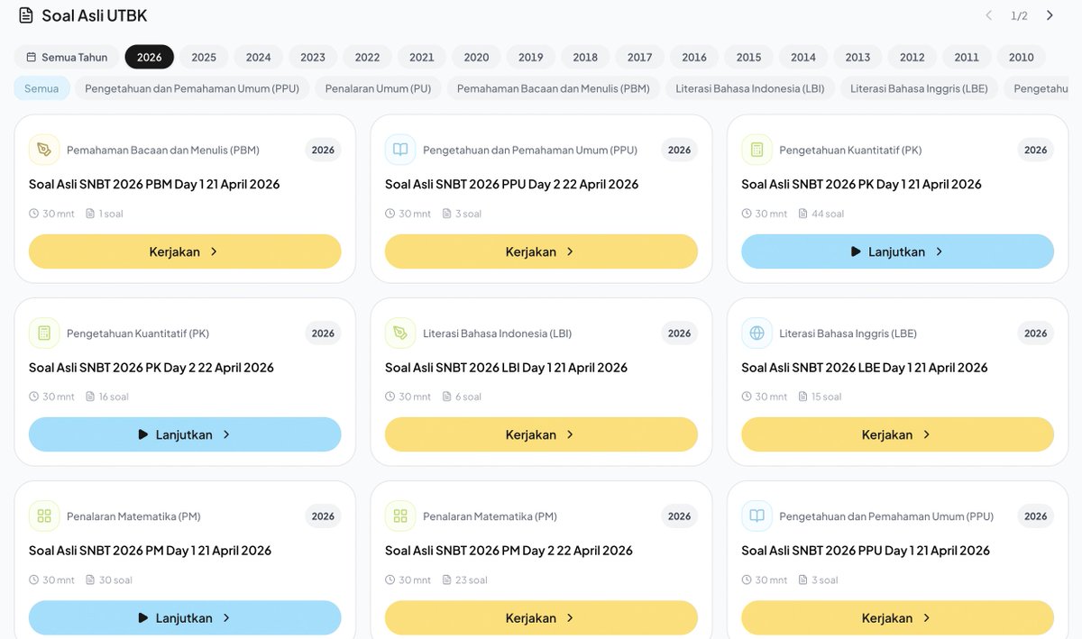 Pintarly.id | Partner SNBT Paling Efektif dan Seru tweet media