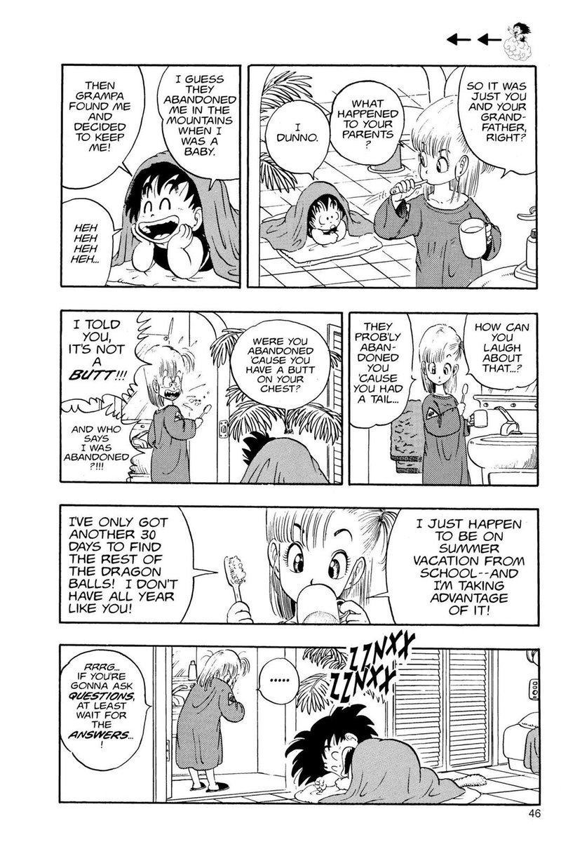 somequo_x's tweet image. There's thirty more days of summer vacation
And school comes along just to end it
So the annual problem for our generation
Is finding a good way to spend it...

#DB #DragonBall