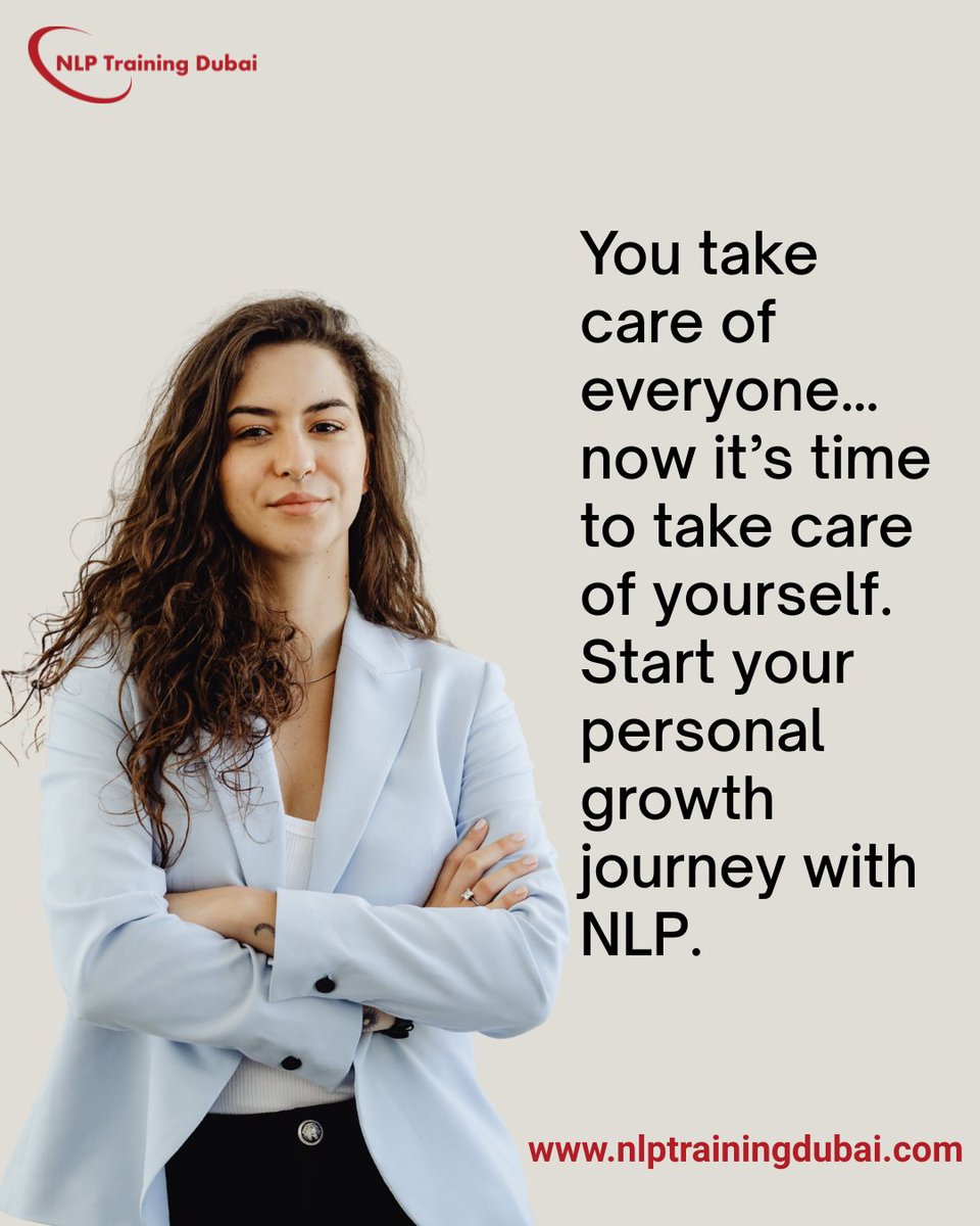 DubaiNLP's tweet photo. You take care of everyone.. Now it’s time to take care of you. Pause. Reflect. Grow. 
* Begin your journey of self-discovery 
* Rewire thinking, unlock potential &amp;  create the life you deserve
Start with NLP Training Dubai.  
📞971 4 8525752
🌐https://t.co/knRLu3EpUq

#Nlp #Dubai https://t.co/Kfuld242O2
