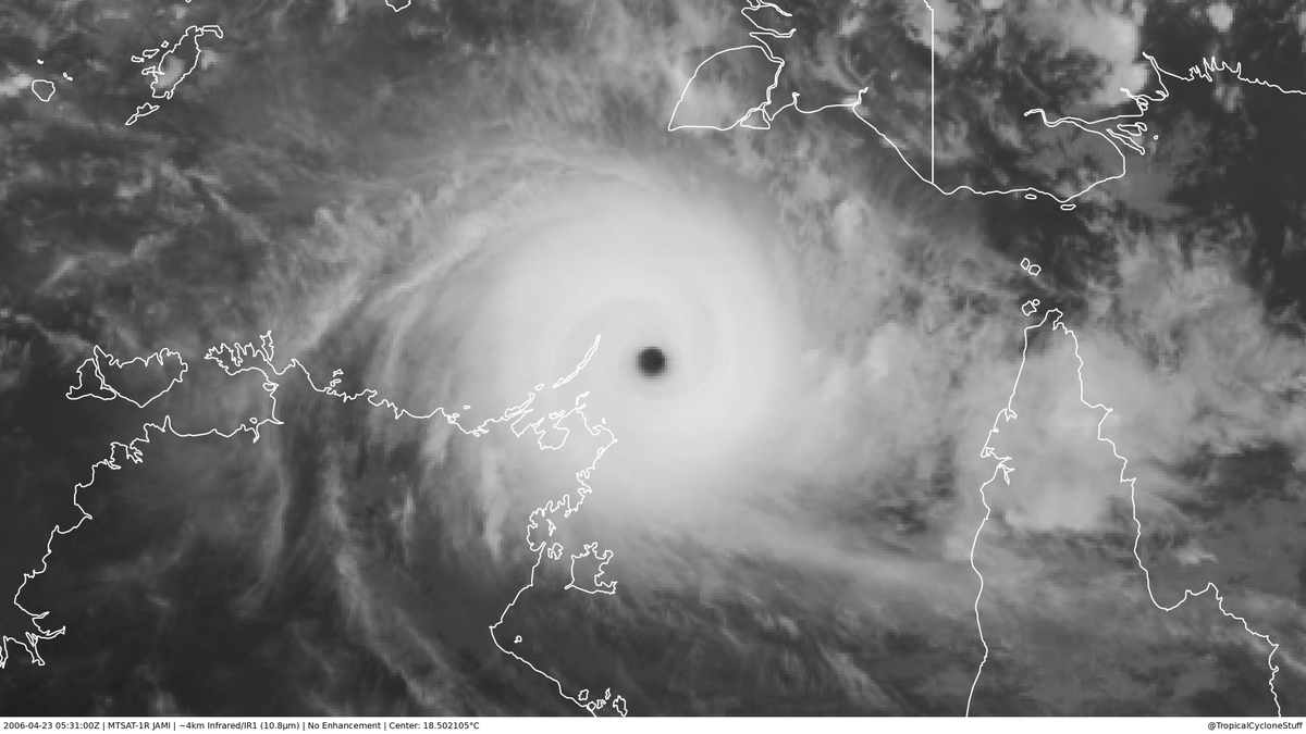WinterStorm2050's tweet photo. On This Day in 2006: Cyclone Monica https://t.co/QkjKGJCN92